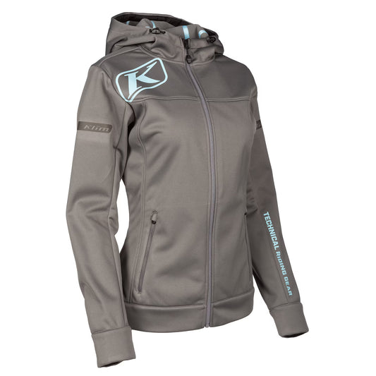 Sweat à capuche zippé Evolution gris