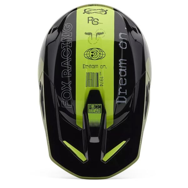 FOX Casque V1 Racing Vert adulte