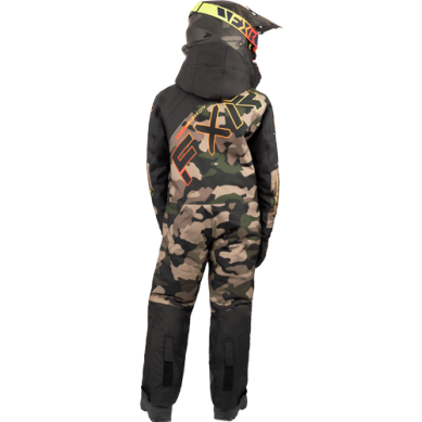 FXR Combinaison CX une pièce F.A.S.T isolée CAMO pour enfant