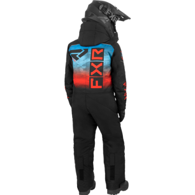 FXR Combinaison une pièce Helium F.A.S.T NOIR/BLEU pour jeune/enfant