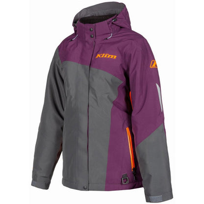 KLIM Manteau Allure  gris/mauve/orange