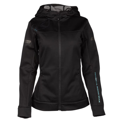 Sweat à capuche zippé Evolution noir