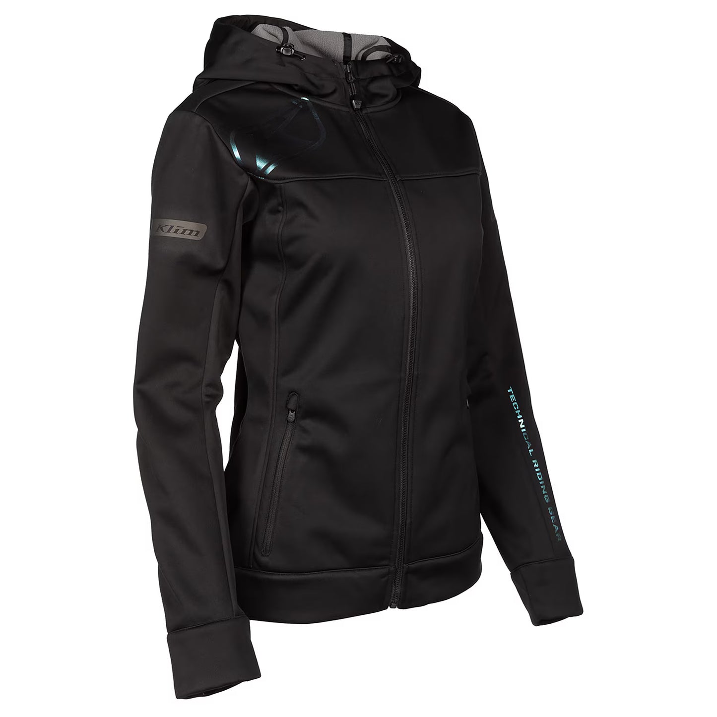 Sweat à capuche zippé Evolution noir