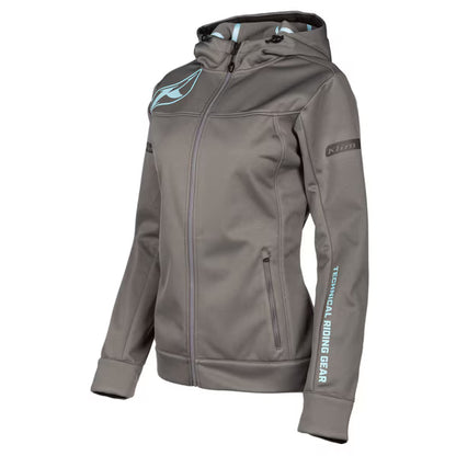 Sweat à capuche zippé Evolution gris