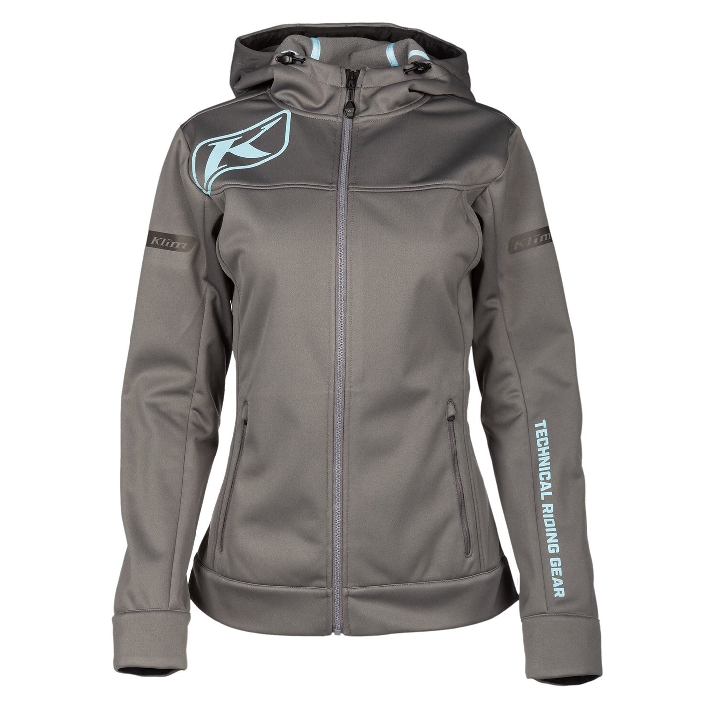 Sweat à capuche zippé Evolution gris