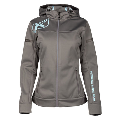 Sweat à capuche zippé Evolution gris