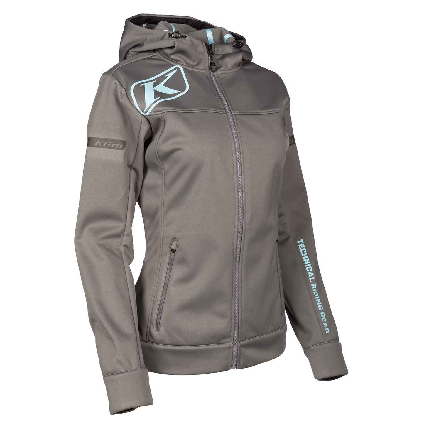Sweat à capuche zippé Evolution gris