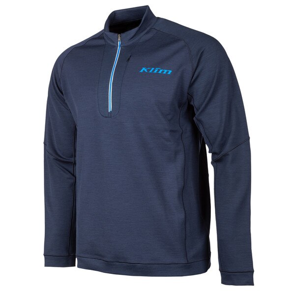 Laine mérinos Teton, pull zippé au quart