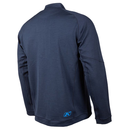 Laine mérinos Teton, pull zippé au quart