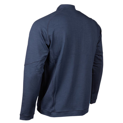 Laine mérinos Teton, pull zippé au quart