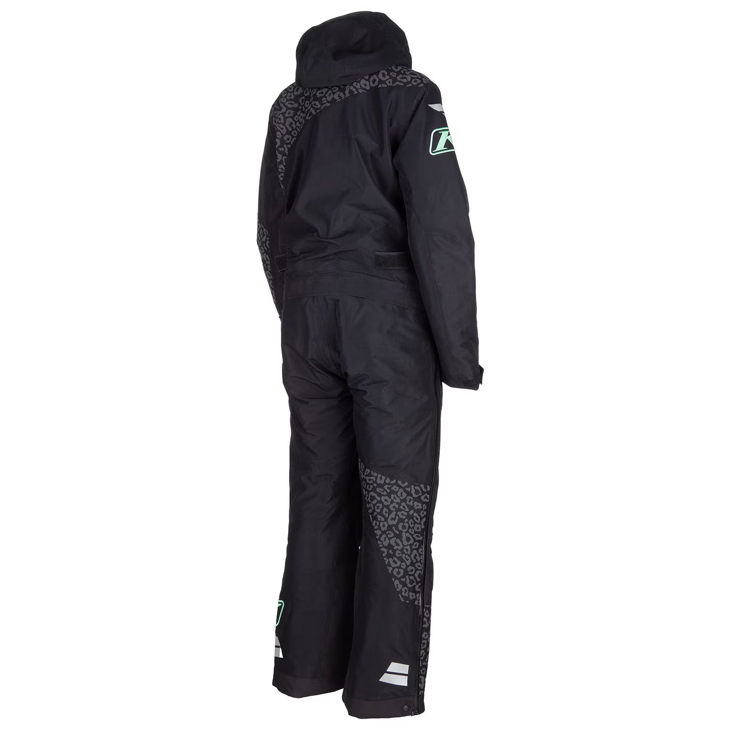 KLIM Ensemble une pièce Vailside noir/turquoise/léopard