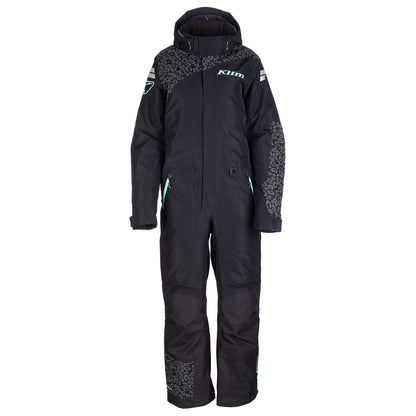 KLIM Ensemble une pièce Vailside noir/turquoise/léopard