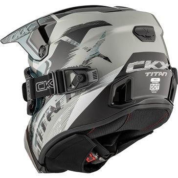 CKX casque Titan concordia gris lustré