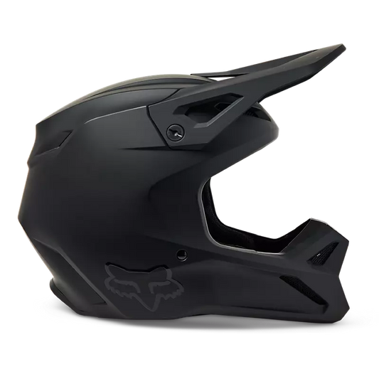 FOX Casque solide V1 NOIR MAT adulte