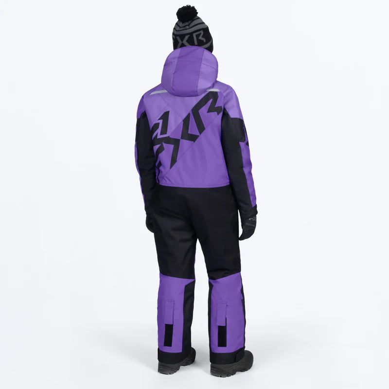 FXR une piéce Cold Cross CX lilas/noir