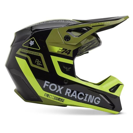FOX Casque V1 Racing Vert adulte