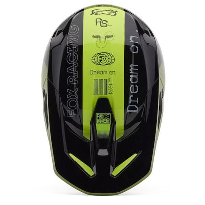 FOX Casque V1 Racing Vert adulte